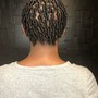 Loc Maintenance w/updo short/shoulder length