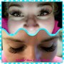 Eyelash Tint top and bottom lashes