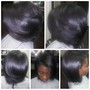 natural hair straightening