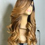 hair color (ombre'/two-toned) NO STYLE