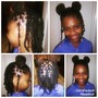 Big kids updo Natural Style