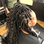 Loc Maintenance (crochet needle, retwist not included) $10 per loc