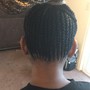 Singles &amp; two strand twist for men