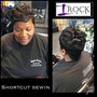 Sew-in partial (short top)