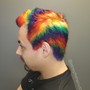 All Over Color on Barber Style Cuts