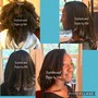 Relaxed Hair Shampoo and Style