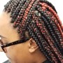 Small knotless box braids