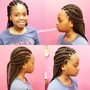 4 feed in braids and up