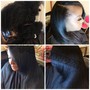 Quick weave with Leave out