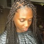 Medium Knotless Braids