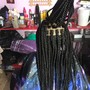 ADD ON: C-shape (crescent moon) Parting for Box/Knotless Braids