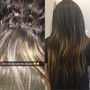 Microweft hair extensions installat