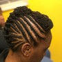 Starter locs coil twist