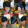 Full Short Sew In with cut an curl