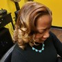 partial sew in