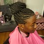 Wig braid down