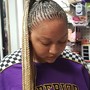 Touch Up on Front Braids HAIR  INCLUDED