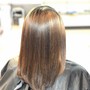 Shampoo Blowout and flatiron