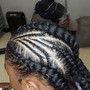 Two feed in braids