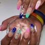 Colored Acrylic Full Set