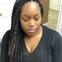 Medium Feed-in  Braids with box braids