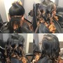 Hand tied wefts