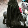 Short box braids