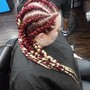 Wig braid down