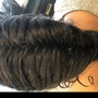 Scalp Exfoliation/trim/braid down(5 or less braids)