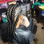 Curly/Boho Hair for FEED IN BRAIDS