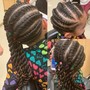 Kid's Feed-In Braids {mid back} {10 and under}