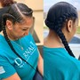 2 Feed-In Braids {Pocahontas braids}