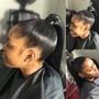 Sew In with pixie cut