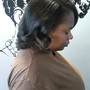 Flat Iron or curls ONLY!!!