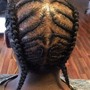 2 Feed In Braids