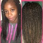 Medium Knotless box braids