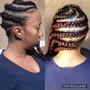 Small french Braids- one layer