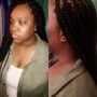 Jumbo knotless Box Braids