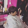 Partial Quick Weave, Short Cut  spot relaxer