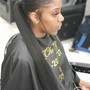 Frontal quick weave