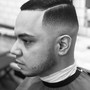 Mens cut , brow shape