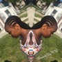 Medium box braid bob