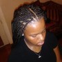 Wig braid down Cornrows