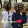 2 Cornrows (Feed in Braids)