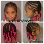 Small knotless Box Braids