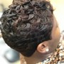 Shampoo& Curl (Short cuts)