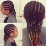 Mohawk Box Braids SMALL