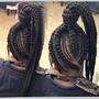 Free style feedins braids/knotless braids