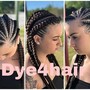 5 Underhand goddess braids