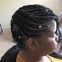 NATURAL HAIR Cornrows